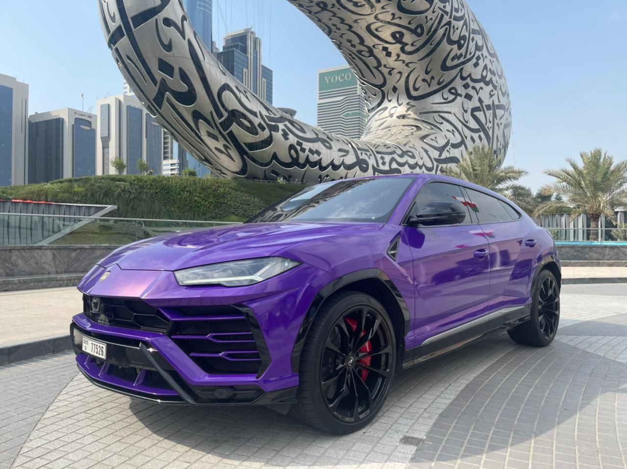 Lamborghini Urus PURPLE 2020 rental dubai