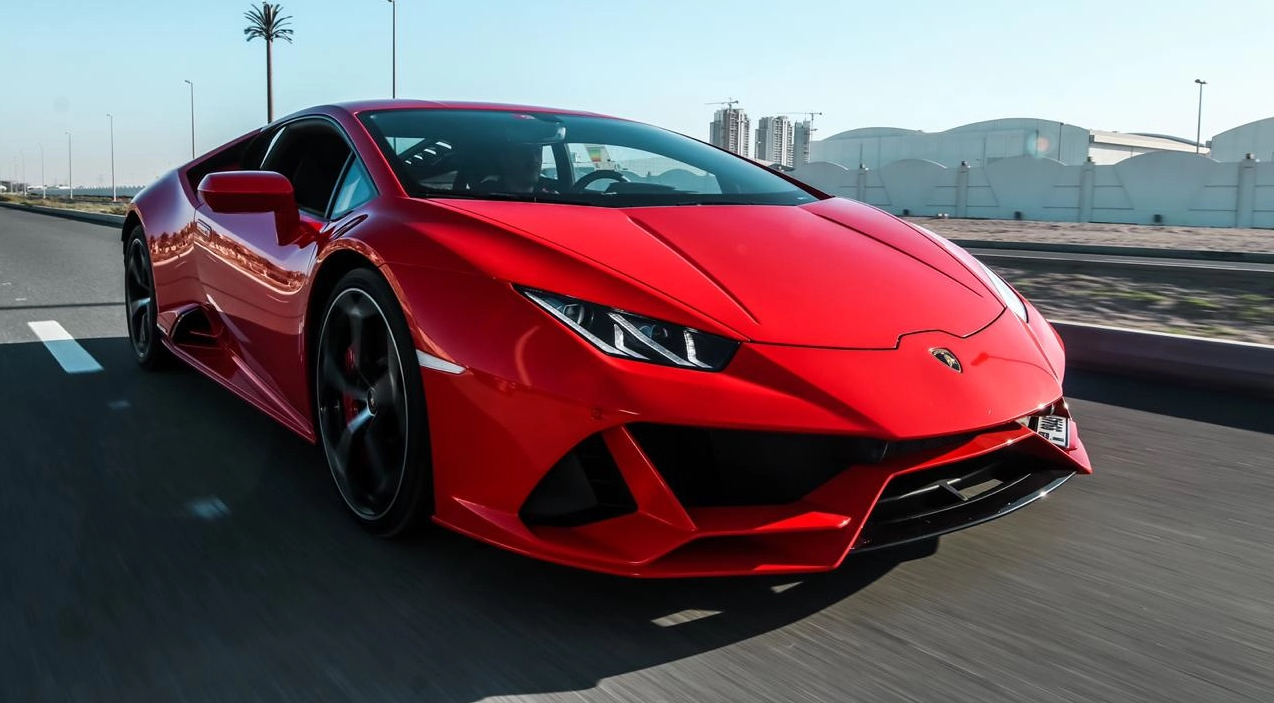 Lamborghini Huracan EVO RED 2020 rental dubai