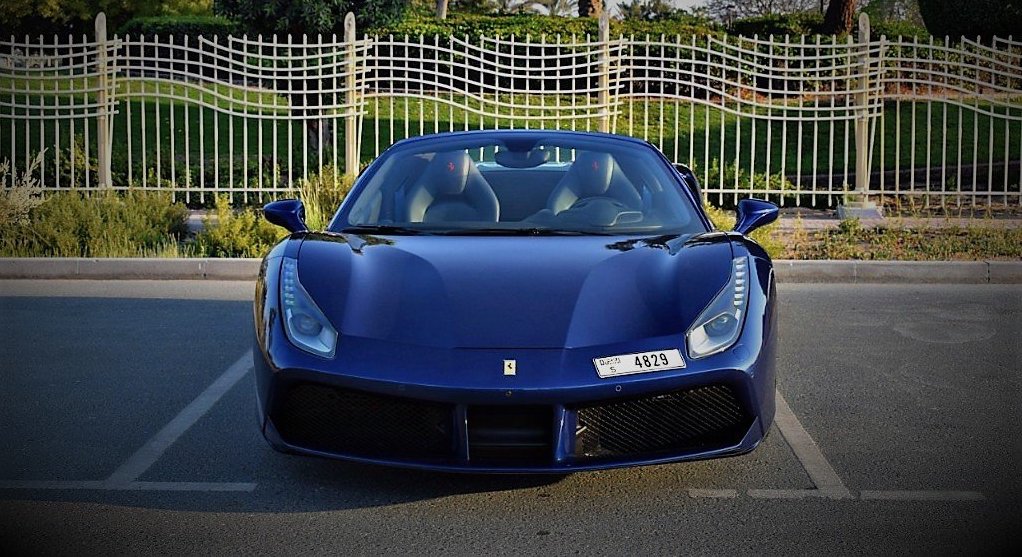 Ferrari 488 Spider BEIGE 2020 rental dubai
