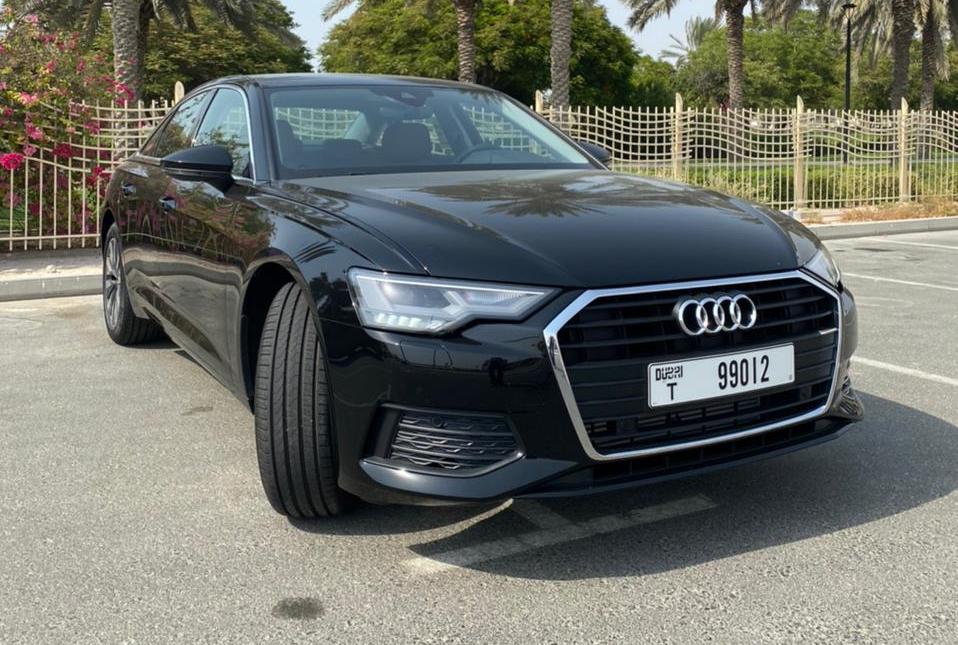 Audi A6 BLACK 2021 rental dubai