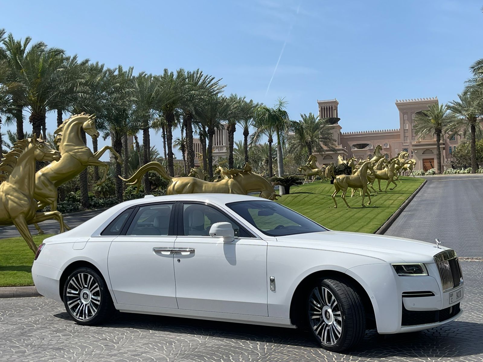 Rolls Royce Ghost WHITE 2022 rental dubai