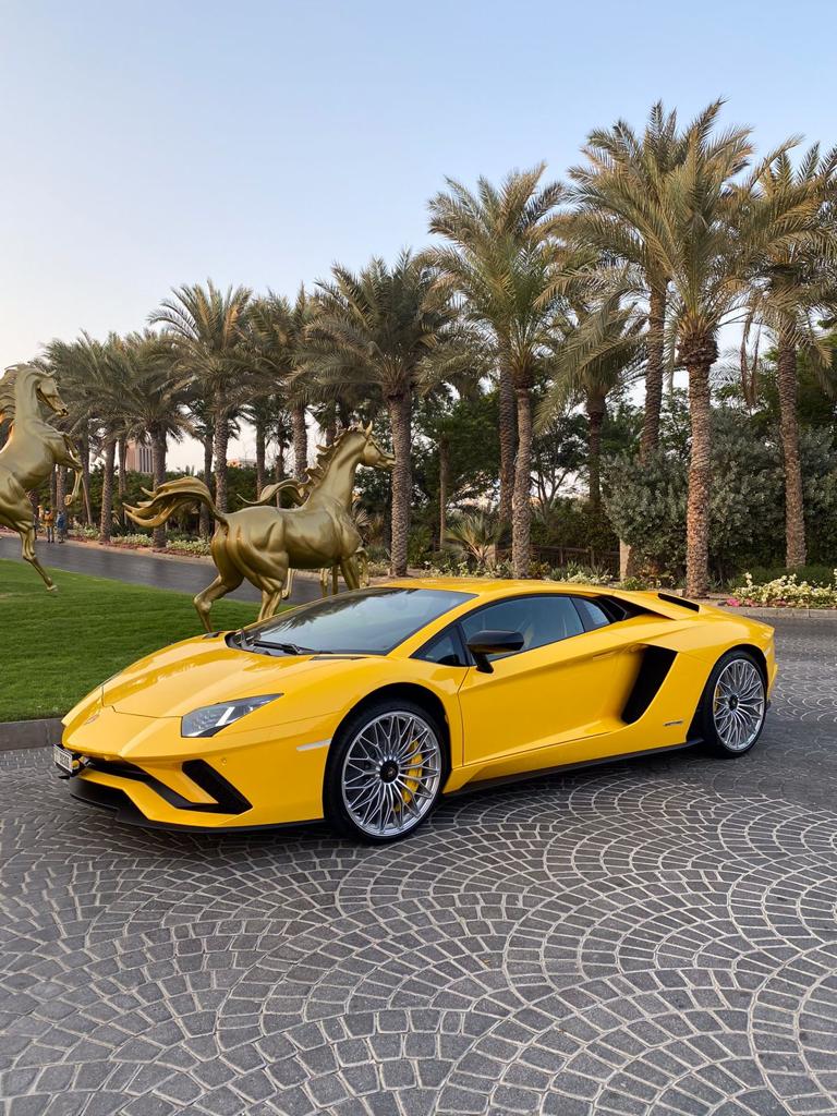 Lamborghini Aventador YELLOW 2022 rental dubai