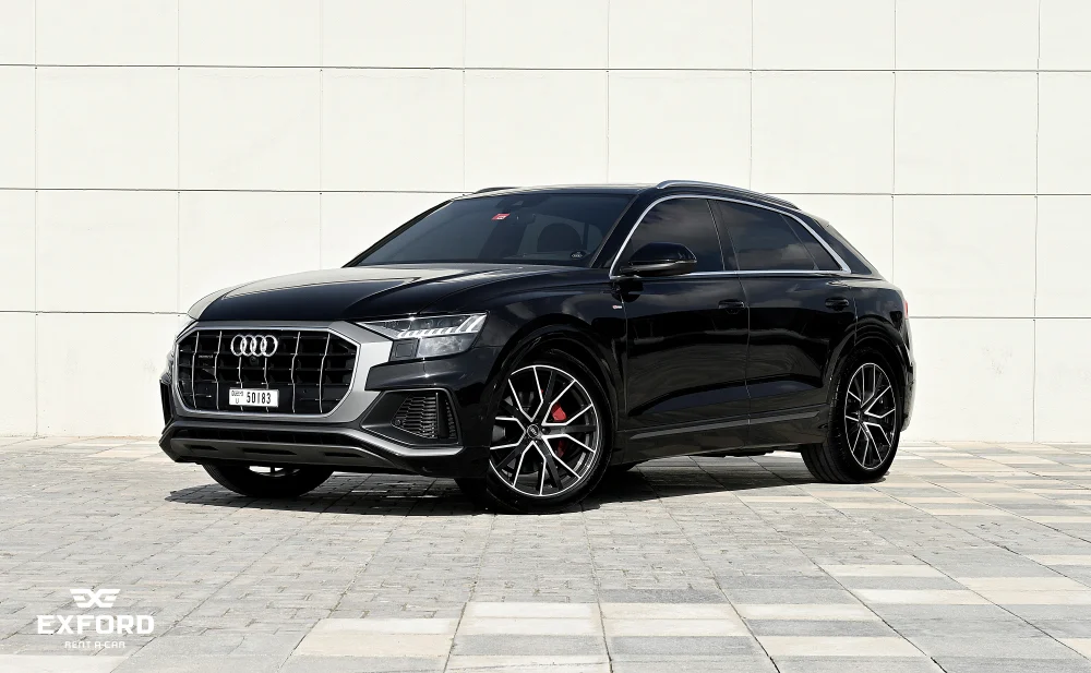 Audi Q8 quattro BLACK 2022 rental dubai