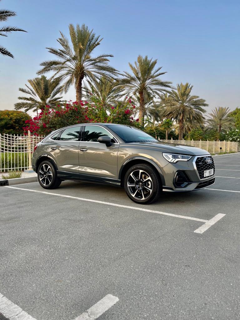 Audi Q3 GREY 2022 rental dubai