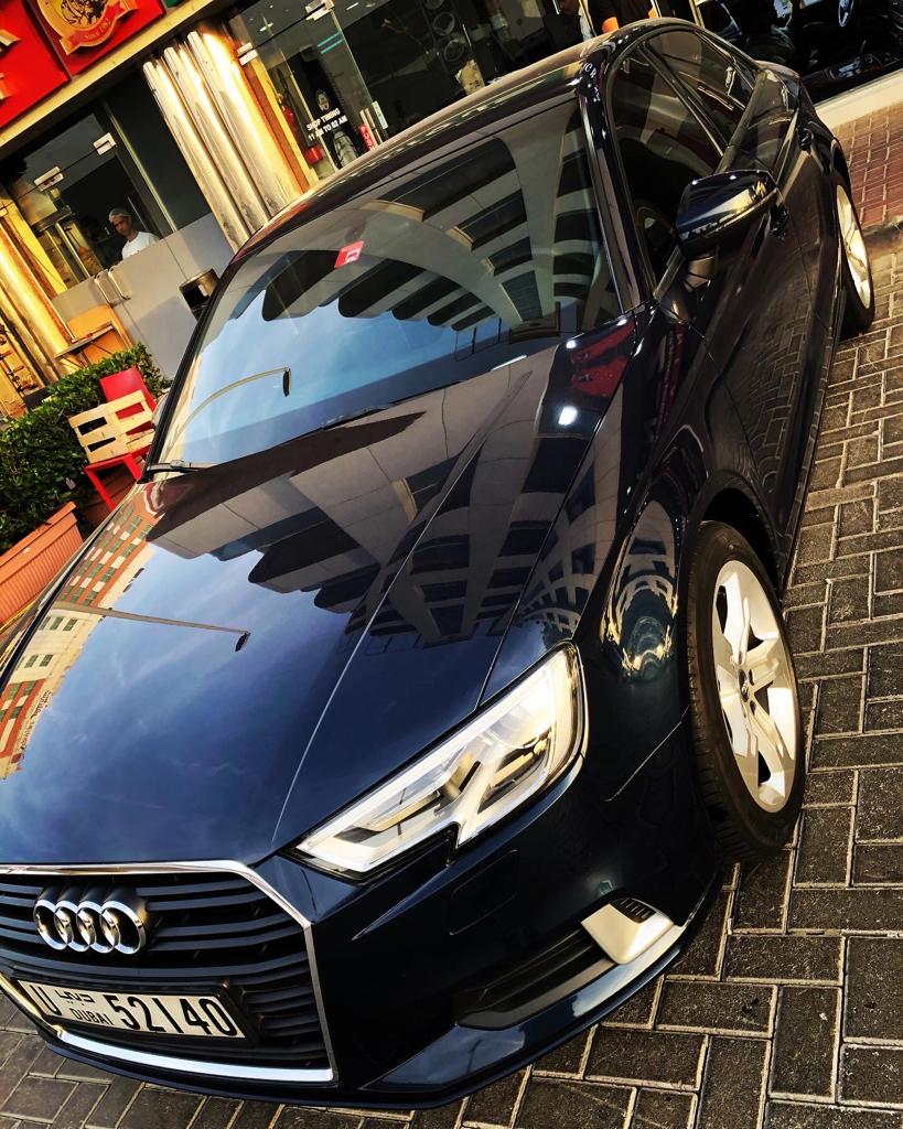 Audi A3 GREY 2020 rental dubai