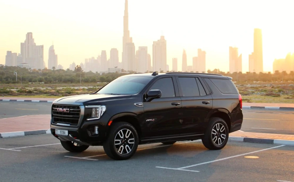 GMC Yukon  BLACK 2023 rental dubai