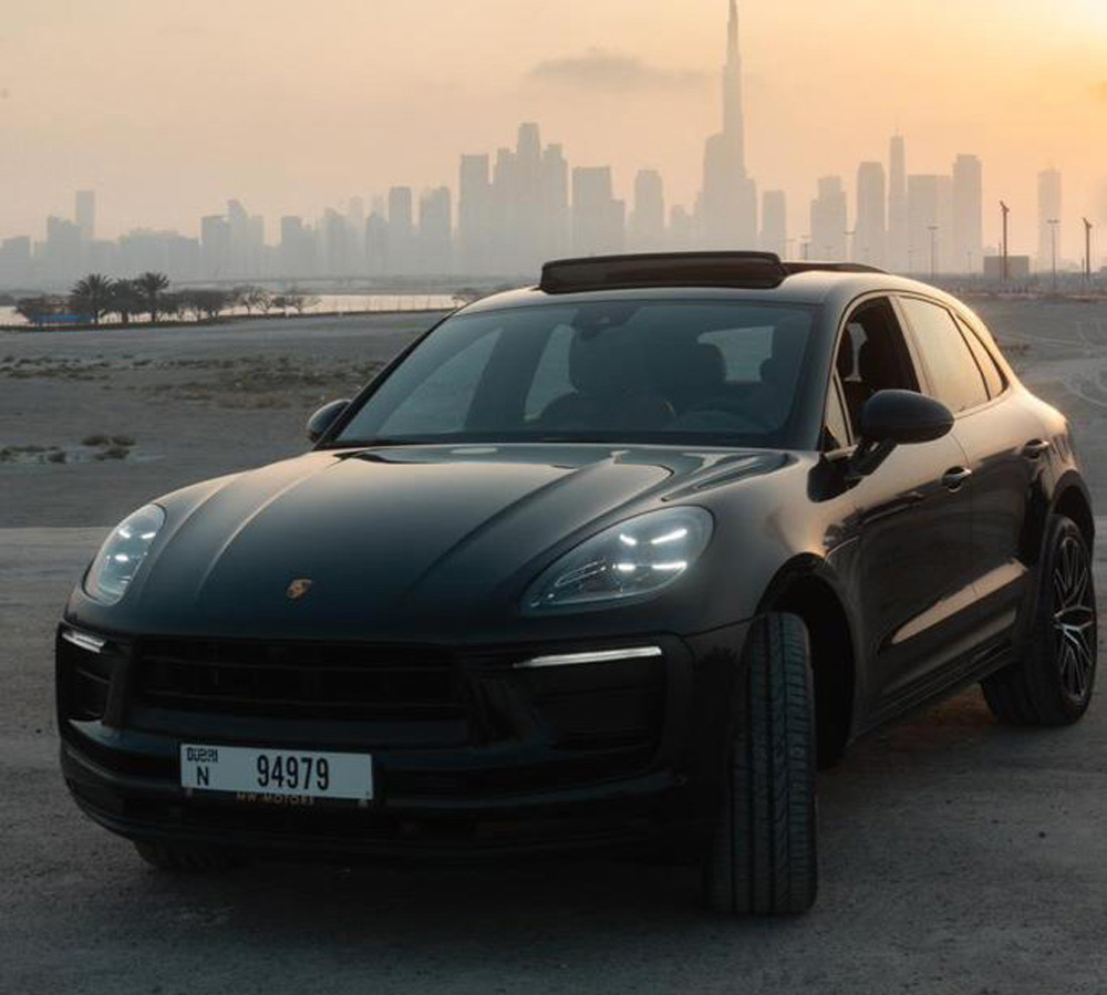 Porsche Macan BLACK 2023 rental dubai