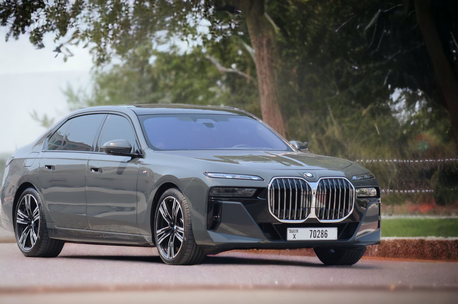 Bmw 735 M BEIGE 2024 rental dubai