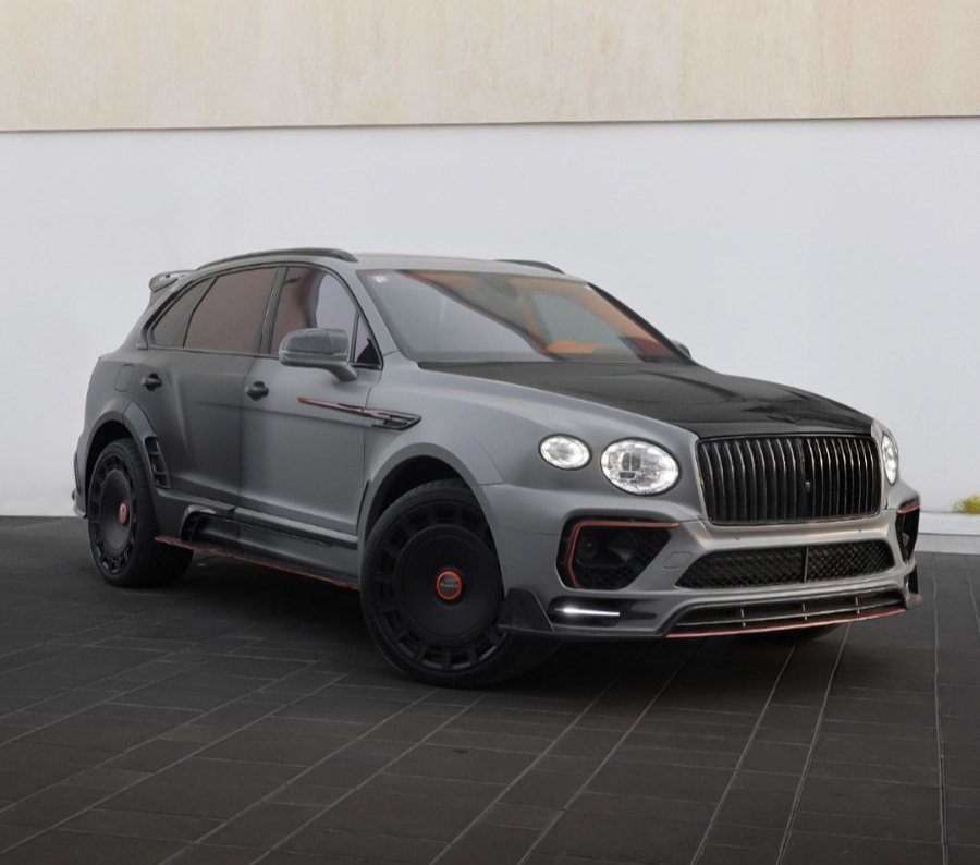 Bentley Bentayga Mansory Grey  2023 rental dubai