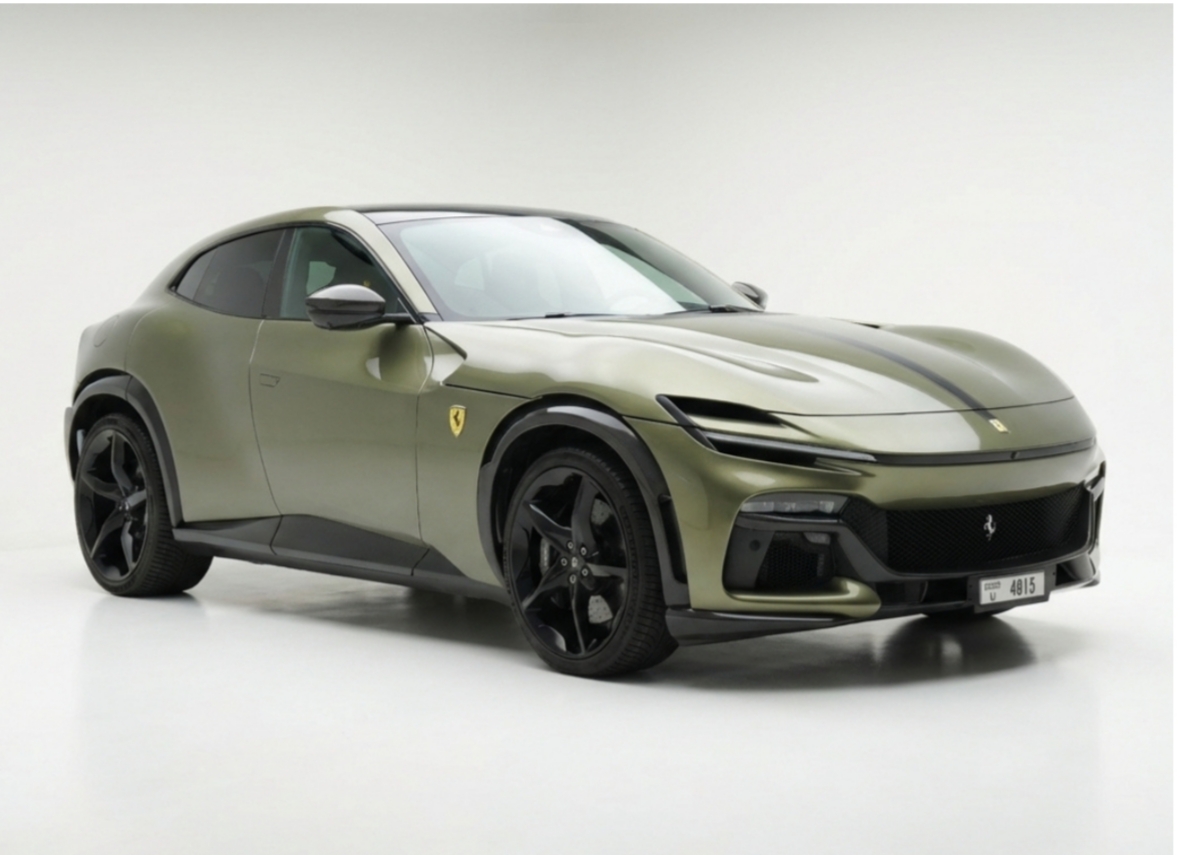 Ferrari Purosangue V12 Green  2025 rental dubai
