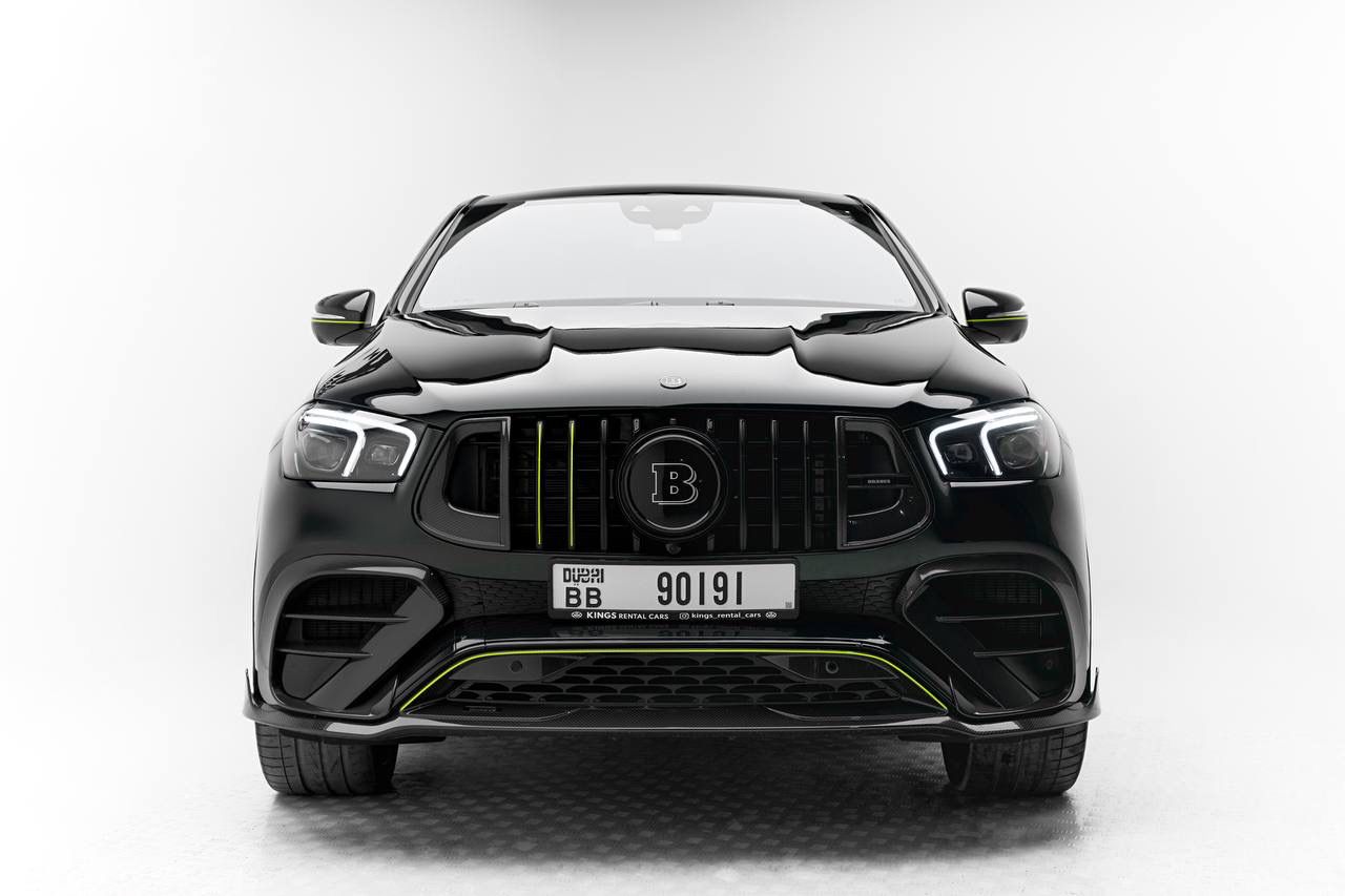 Mercedes GLE800 Brabus V8 Turbo Black  2023 rental dubai