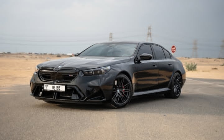 BMW M5 Competition Black interior Orange  2026 rental dubai