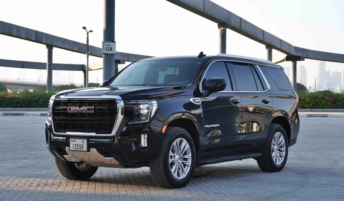 GMC YUKON BLACK 2022 rental dubai